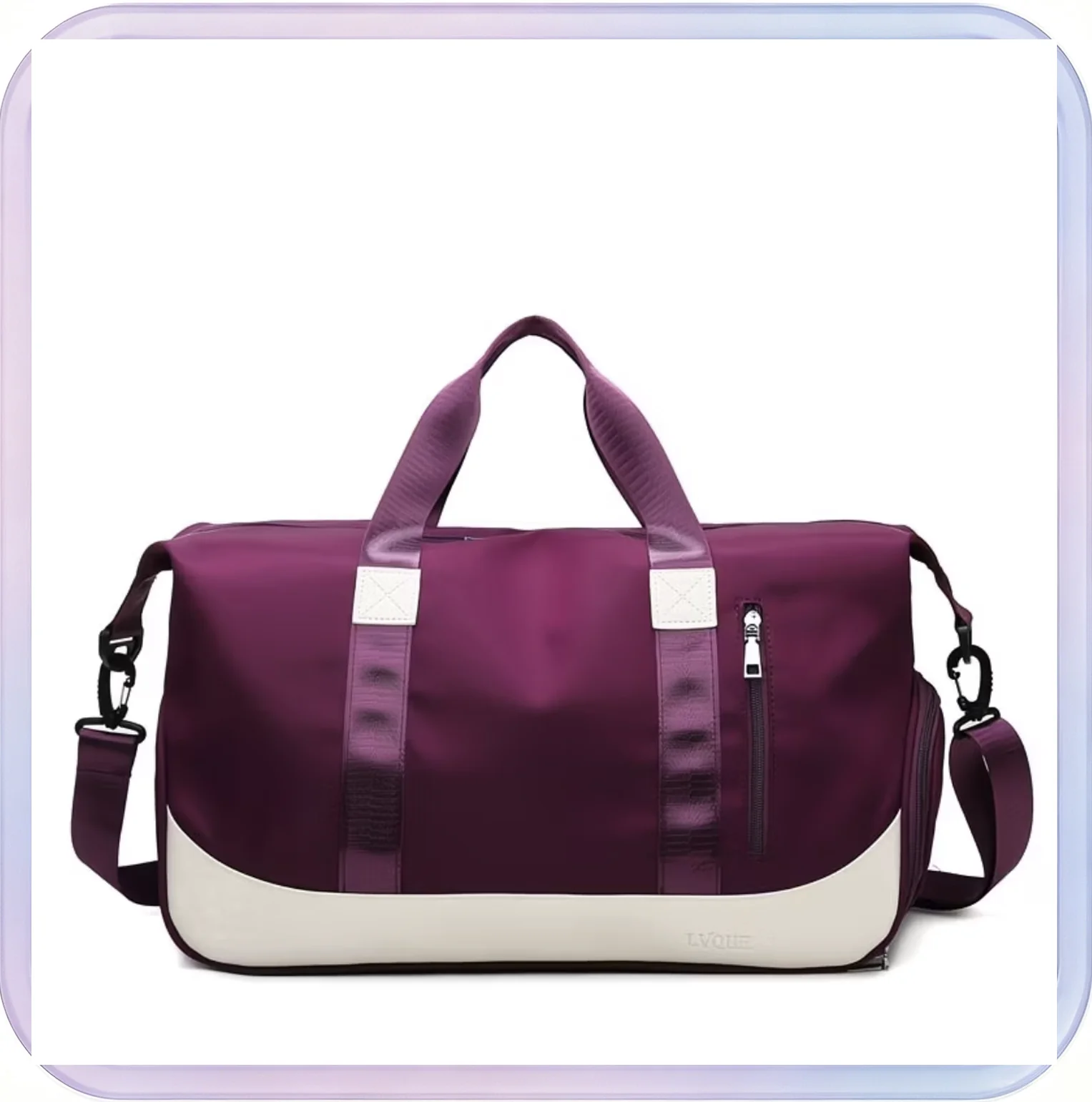No_251_Wet and Dry Separation with Independent Shoe Compartment Fitness Yoga Travel Tote Bag
