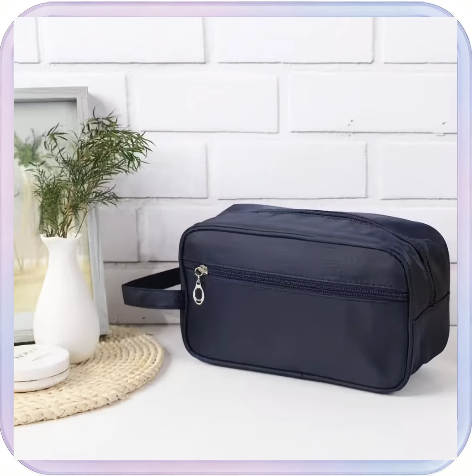 No_274_Men's Outdoor Travel Organizer Cosmetic Bag (Dark Blue)