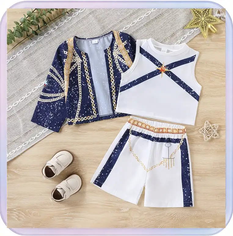 No_431_Witch Hunt Girl Group stage costume D three-piece set, 130cm children's set