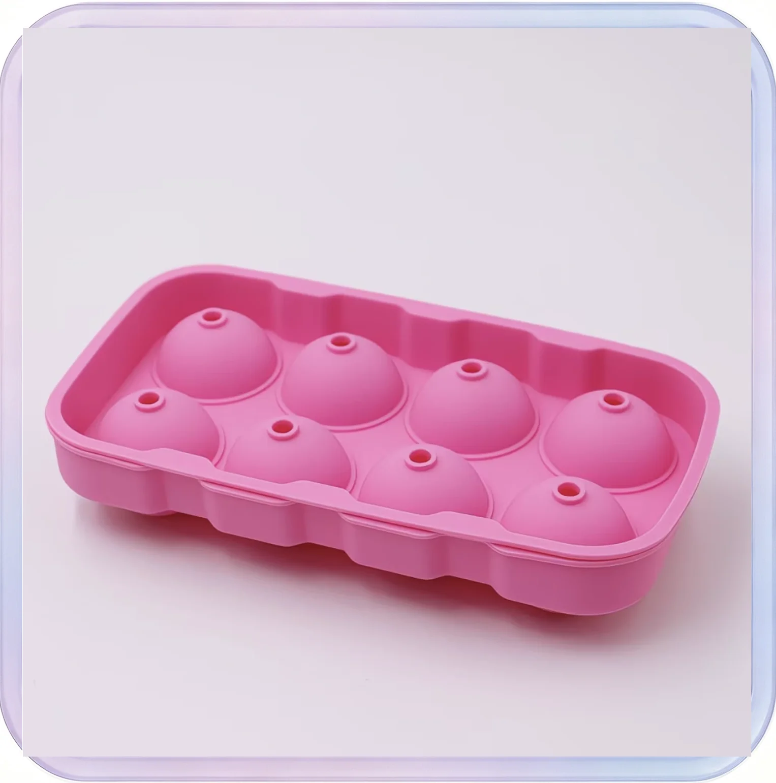 No_462_8-Connected Silicone Ice Ball Mold