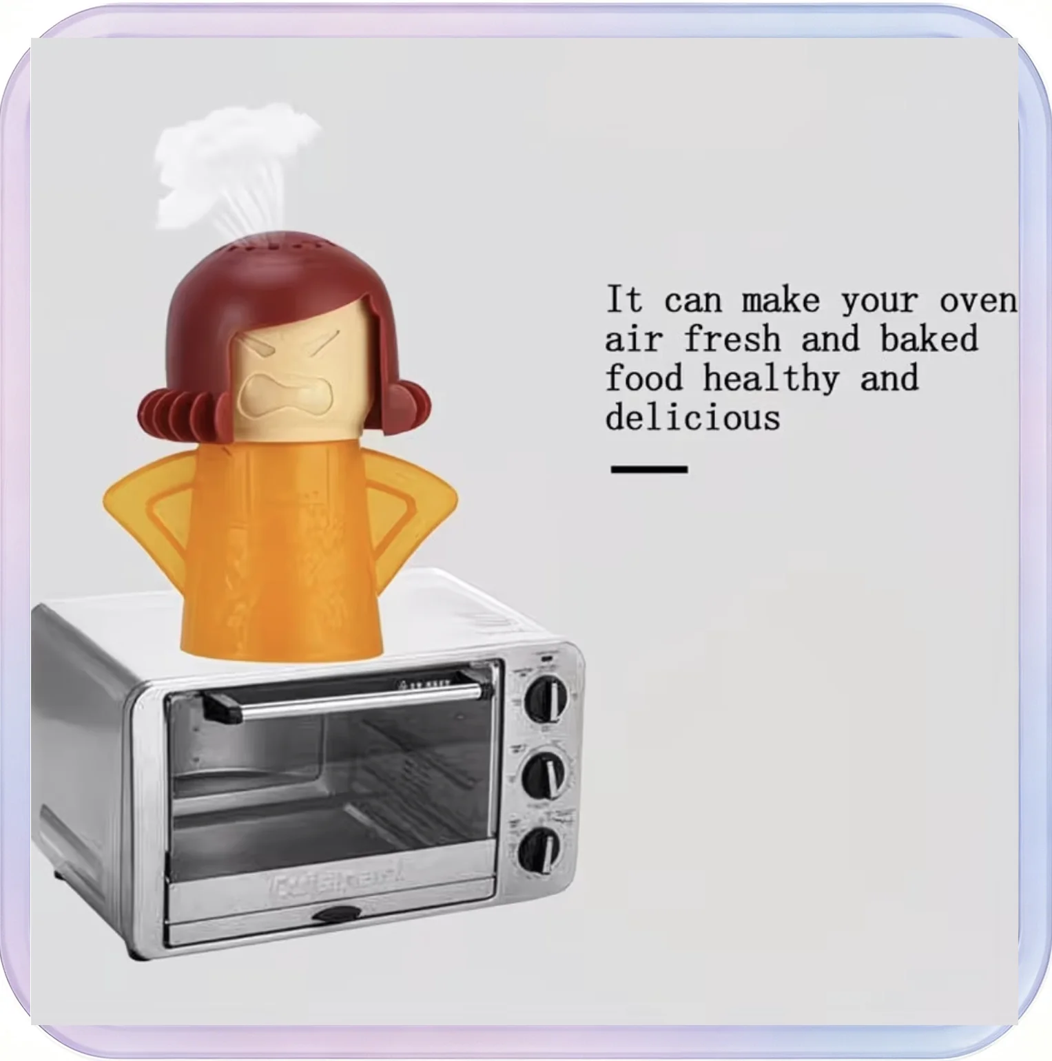 No_518_Yellow Angry Mom Microwave Cleaner