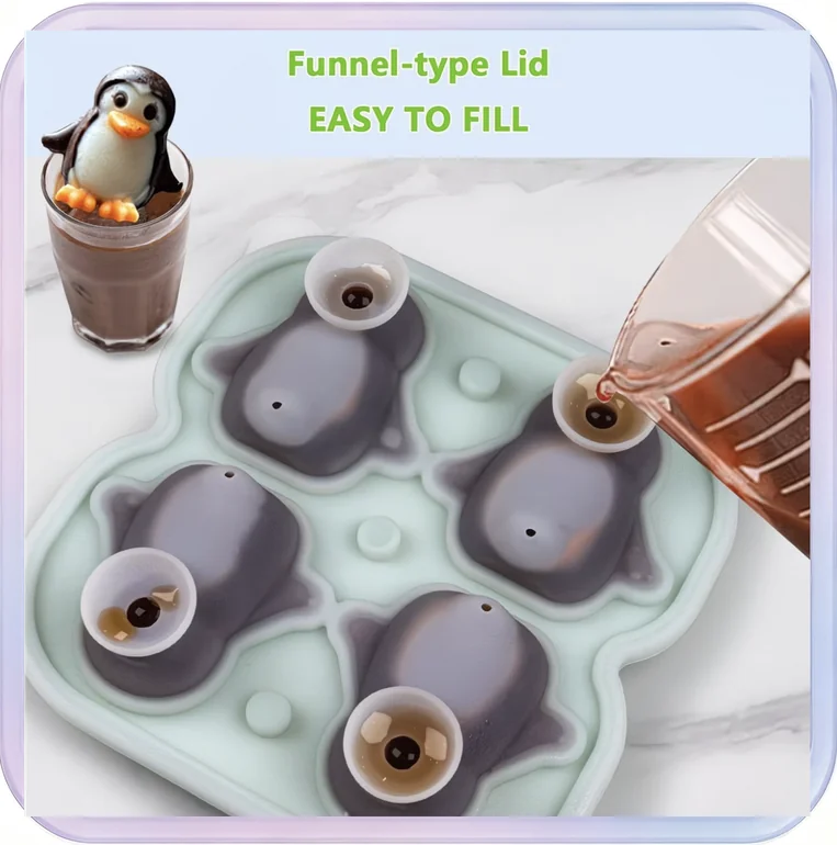 No_549_Penguin Ice Cube Mold