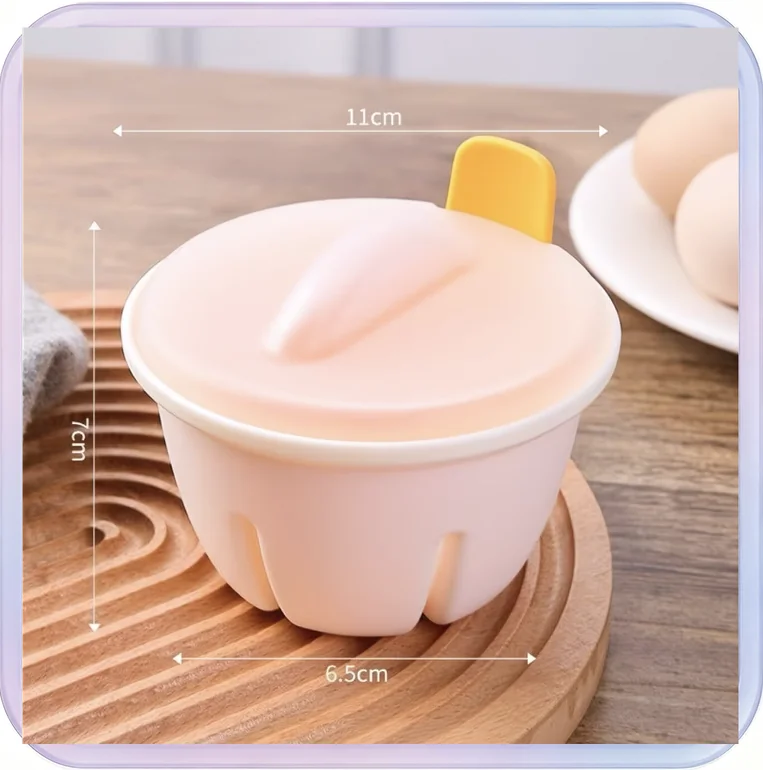 No_618_Multifunctional Egg Boiling Box and Egg Cooker (Yellow-White OPP Bag)