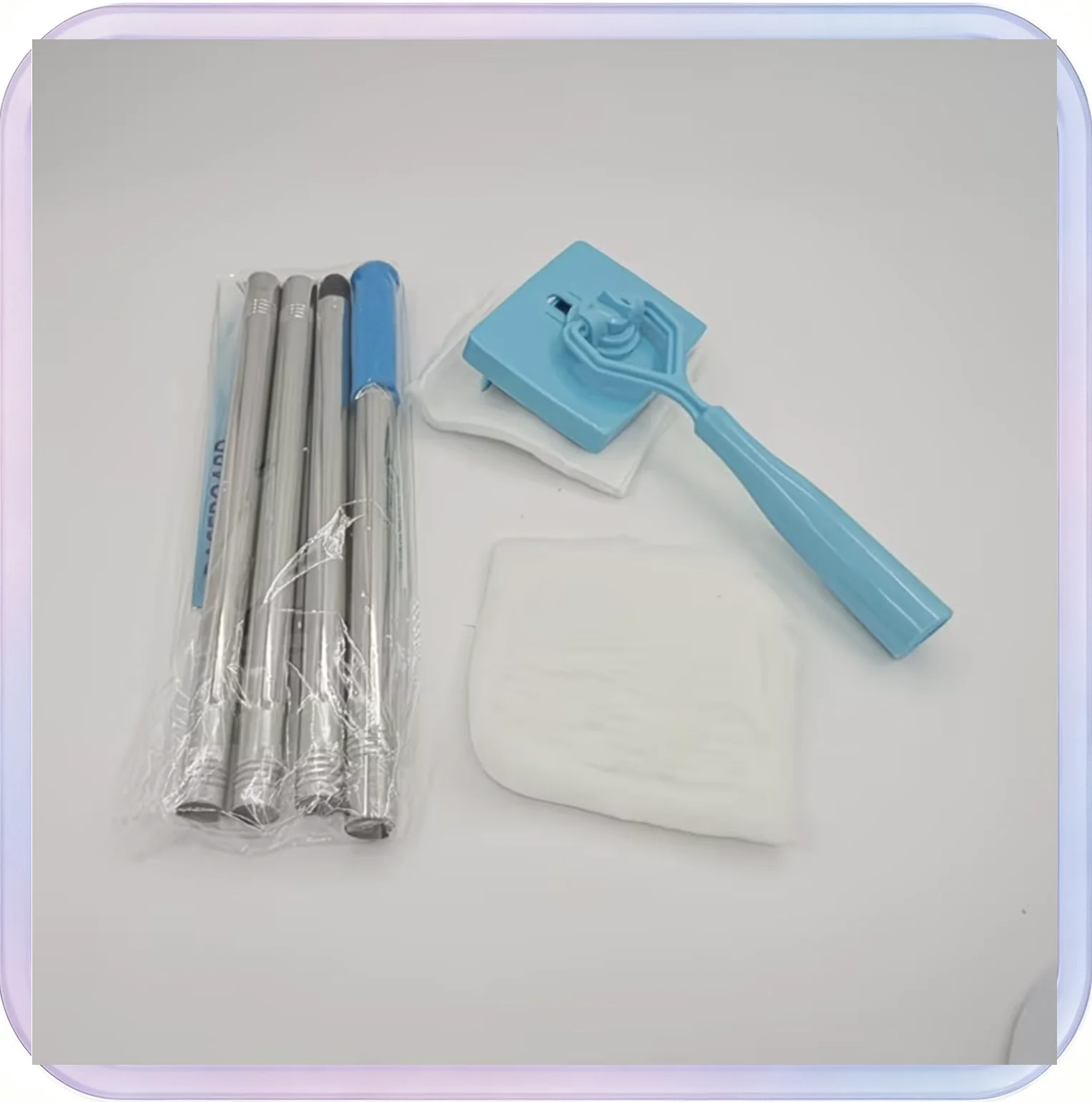 No_642_Retractable Stainless Steel Handle Cleaning Mop (Without Box)