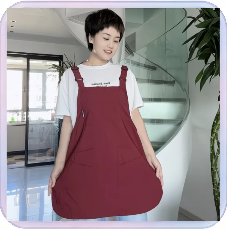 No_672_Strap-Upgraded Waterproof Reversible Red Workwear